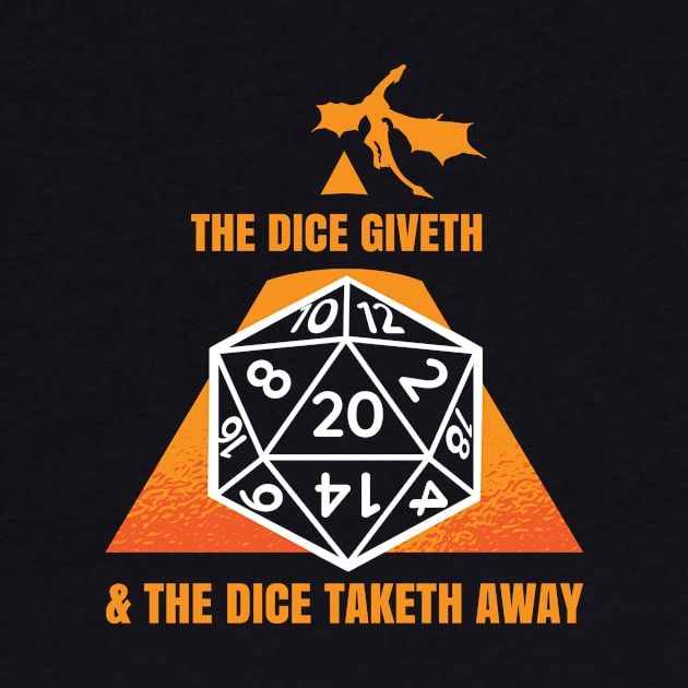 The Dice Giveth Nerd Role by MooonTees